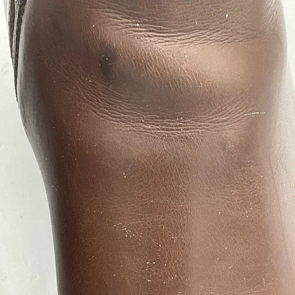 “ACNE STUDIO” “JENSON” Brown Leather Ankle Boots - Picture 12 of 16